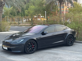 تسلا  مودل اس  بلايد  2024  اوتوماتيك  13,000 كم  0 سلندر  دفع رباعي  سيدان  رمادي  تحت الضمان