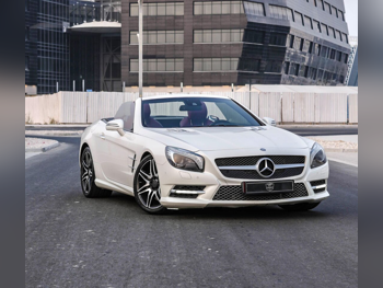 Mercedes-Benz  SL  500  2015  Automatic  105,000 Km  8 Cylinder  Rear Wheel Drive (RWD)  Convertible  White