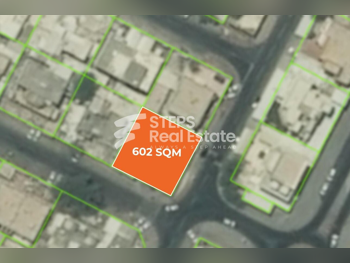 اراضي للبيع في الدوحة  - مدينة خليفة الجنوبية  -المساحة 602 متر مربع