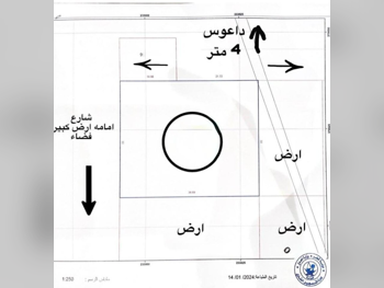 اراضي للبيع في الوكرة  - المشاف  -المساحة 1,100 متر مربع