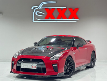 Nissan  GT-R  2018  Automatic  59,000 Km  6 Cylinder  Rear Wheel Drive (RWD)  Coupe / Sport  Black and Red