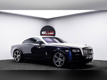 رولز - رويس  رايث  2015  اوتوماتيك  83,026 كم  12 سلندر  دفع كلي مستمر  كوبيه \ سبورت  أزرق و أبيض