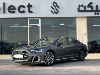 Audi  A8  3.0  2023  Automatic  35,500 Km  6 Cylinder  All Wheel Drive (AWD)  Sedan  Gray  With Warranty