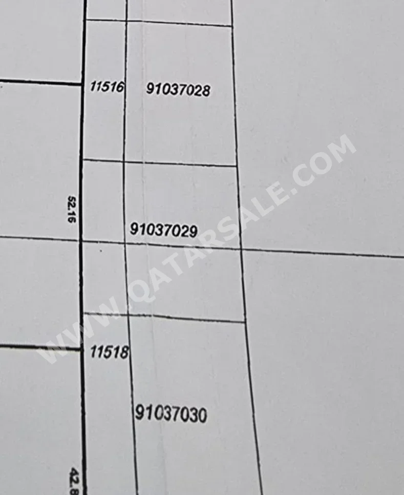 Lands For Sale in Al Rayyan  - Al Waab  -Area Size 1,050 Square Meter
