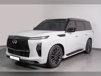 Infiniti  QX  80  2025  Automatic  11,120 Km  8 Cylinder  Four Wheel Drive (4WD)  SUV  White  With Warranty