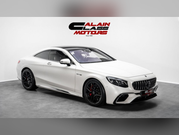 مرسيدس - بنز  اس - كلاس  63 AMG  2019  اوتوماتيك  10,452 كم  8 سلندر  دفع كلي مستمر  كوبيه \ سبورت  أبيض