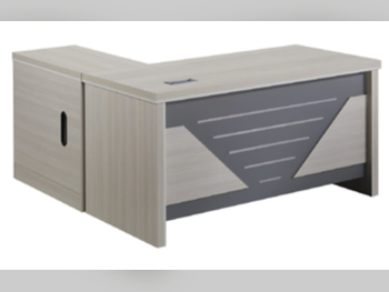 المكاتب ومكاتب الحاسوب - مكتب مدير  - ميرير للمفروشات  - أبيض