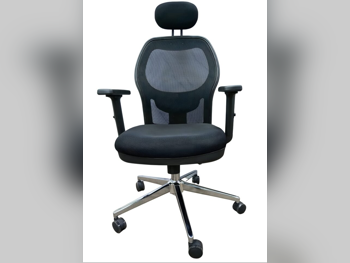 كراسي مكتب ميرير للمفروشات  - كرسي المدير  - أسود