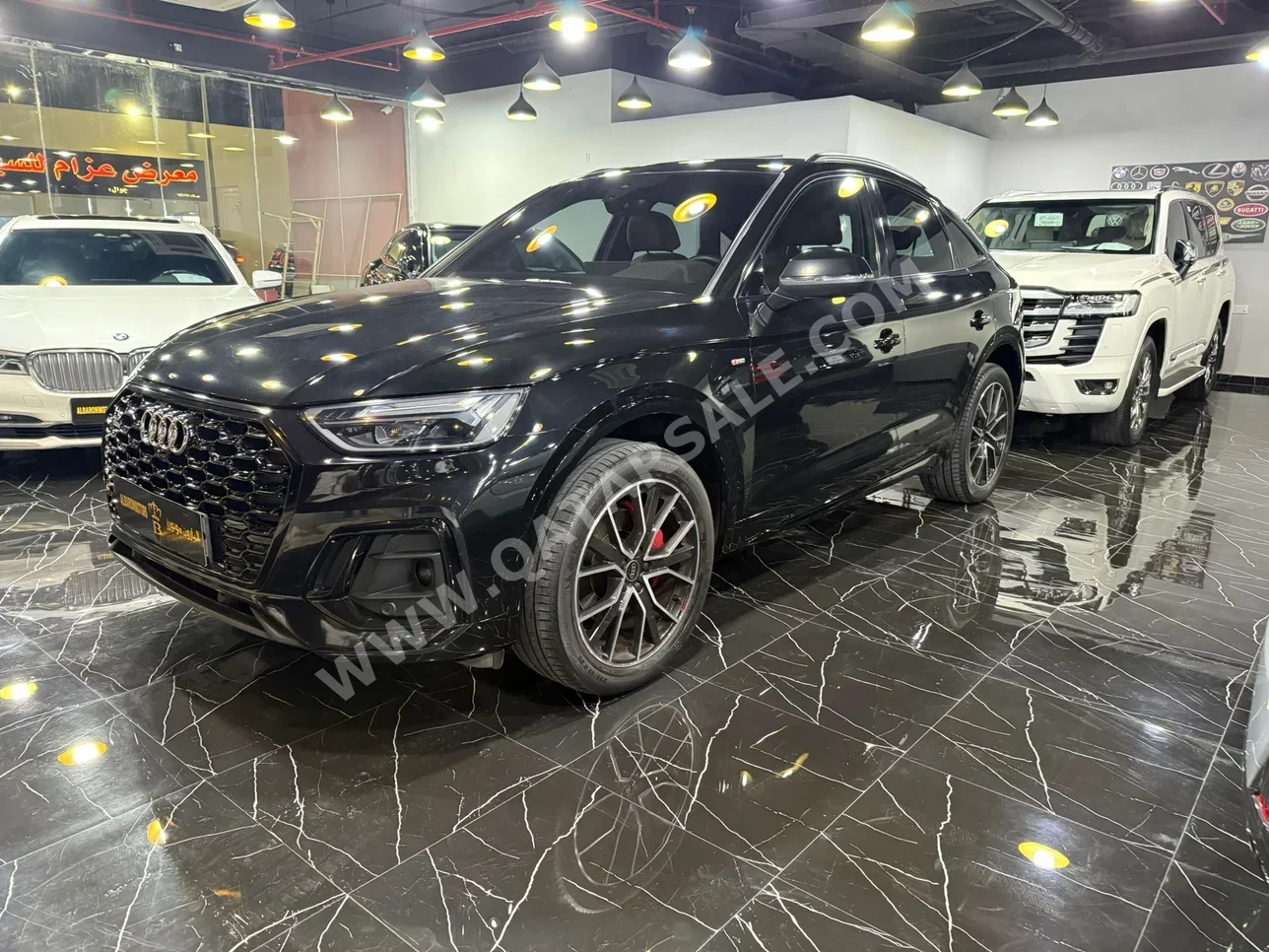 Audi  Q5  45 TFSI  2023  Automatic  66,000 Km  4 Cylinder  All Wheel Drive (AWD)  SUV  Black  With Warranty