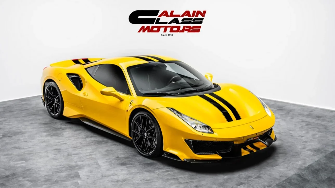 Ferrari  488  Pista  2020  Automatic  9,785 Km  8 Cylinder  Rear Wheel Drive (RWD)  Coupe / Sport  Yellow  With Warranty
