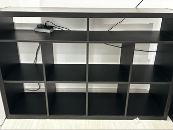 مكتبات و وحدات رفوف وحدة رفوف  - ايكيا  - أسود