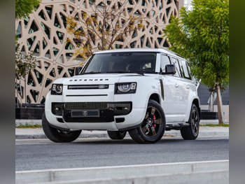 لاند روفر  ديفيندر  110 اتش اس اي  2022  اوتوماتيك  80,000 كم  6 سلندر  دفع رباعي  اس يو في  أبيض  تحت الضمان