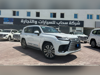 لكزس  ال اكس  600 لكجري  2025  اوتوماتيك  0 كم  6 سلندر  دفع رباعي  اس يو في  أبيض  تحت الضمان