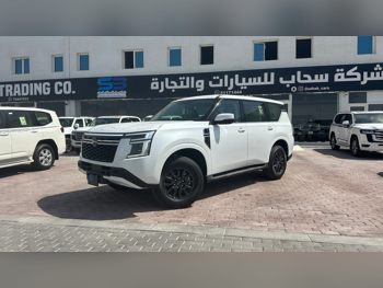 نيسان  باترول  أكس أي  2025  اوتوماتيك  0 كم  6 سلندر  دفع رباعي  اس يو في  أبيض  تحت الضمان