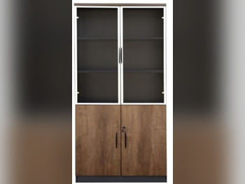 مكتبات و وحدات رفوف وحدة رفوف مع أبواب  - بنى