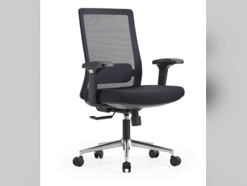 كراسي مكتب ميرير للمفروشات  - كرسي تنفيذي  - أسود