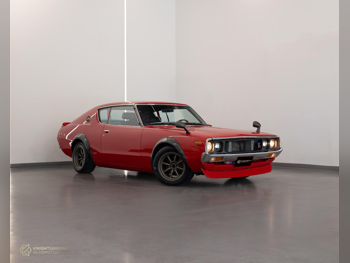 نيسان  سكايلاين  جي تي - ار  1977  عادي  3,900 كم  6 سلندر  دفع خلفي  كوبيه \ سبورت  أحمر