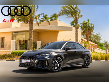Audi  RS  3  2024  Automatic  8,000 Km  5 Cylinder  All Wheel Drive (AWD)  Sedan  Black Matte  With Warranty