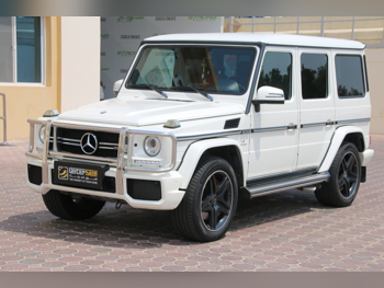 Mercedes-Benz  G-Class  63 AMG  2016  Automatic  66,000 Km  8 Cylinder  Four Wheel Drive (4WD)  SUV  White