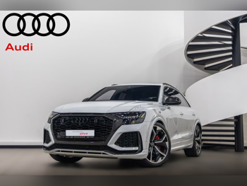 Audi  RSQ8  2021  Automatic  64,000 Km  8 Cylinder  All Wheel Drive (AWD)  SUV  White  With Warranty