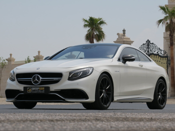 مرسيدس - بنز  اس - كلاس  63 AMG  2016  اوتوماتيك  88,000 كم  8 سلندر  دفع خلفي  كوبيه \ سبورت  أبيض