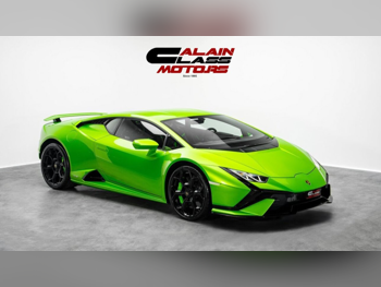Lamborghini  Huracan  Tecnica  2023  Automatic  2,935 Km  10 Cylinder  Rear Wheel Drive (RWD)  Coupe / Sport  Green