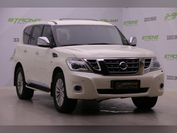 Nissan  Patrol  Titanium  2017  Automatic  296,000 Km  6 Cylinder  Four Wheel Drive (4WD)  SUV  White