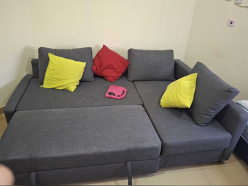 Sofas, Couches & Chairs L shape  - Fabric  - Blue  - Sofa Bed
