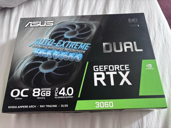 ازوس  ان فيديا جي فورس  ار تي اكس 3070  جي دي دي ار 6 \  8 جيجابايت