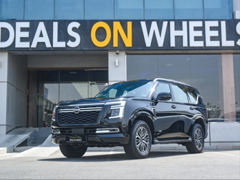 Nissan  Patrol  Titanium Turbo  2025  Automatic  1,000 Km  6 Cylinder  Four Wheel Drive (4WD)  SUV  Black  With Warranty