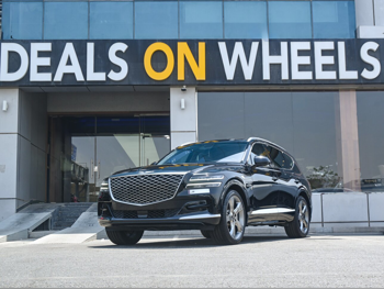 Genesis  GV 80  2021  Automatic  47,000 Km  6 Cylinder  Four Wheel Drive (4WD)  SUV  Black  With Warranty