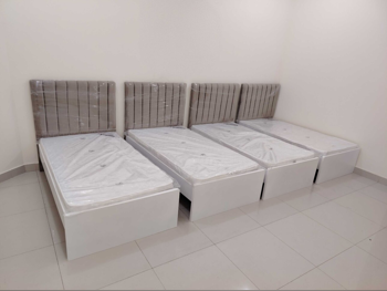 Beds - Single  - Brown  - Mattress Included