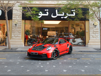 Porsche  911  GT3 RS-Weissach Package  2024  Automatic  4,400 Km  6 Cylinder  Rear Wheel Drive (RWD)  Coupe / Sport  Red  With Warranty