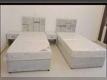 Beds - Single  - Gray  - Mattress Included