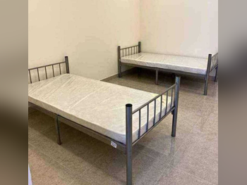 Beds - Single  - Gray  - Mattress Included