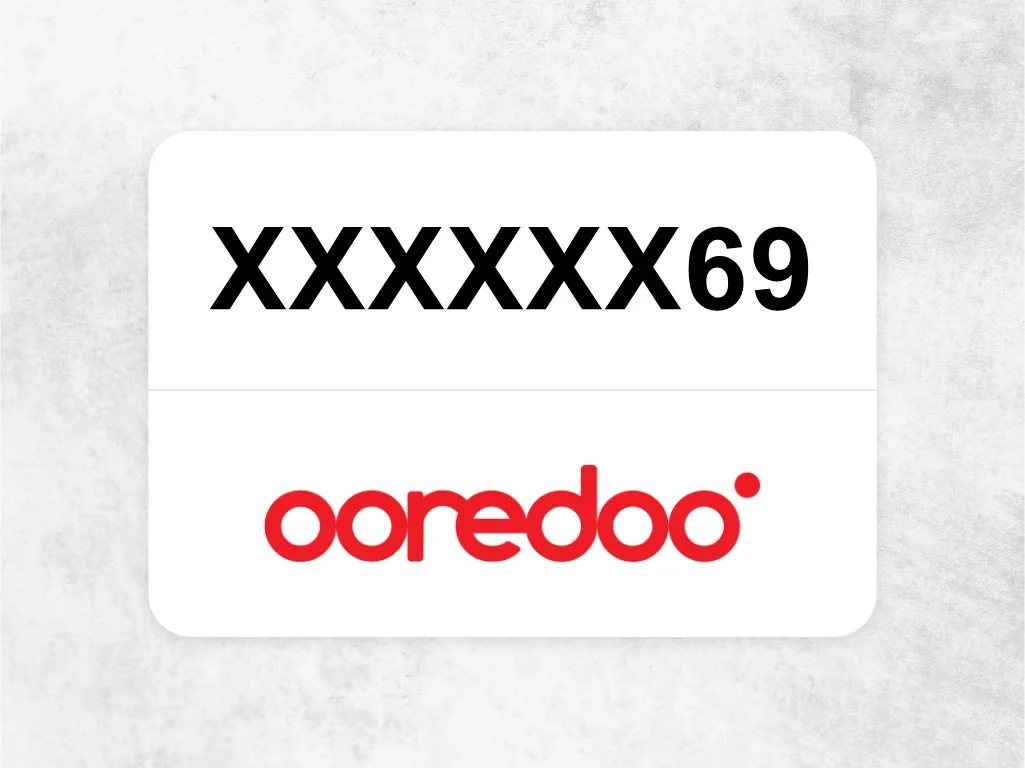 Ooredoo Mobile Phone  XXXXXX69