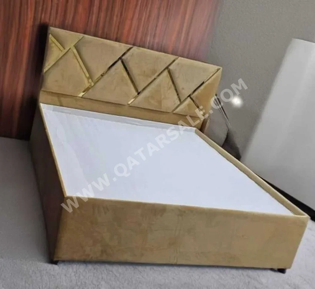 Beds - King  - Yellow  - Mattress Included