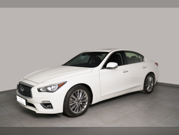 انفنيتي  كيو  50  2024  اوتوماتيك  13,370 كم  4 سلندر  دفع خلفي  سيدان  أبيض  تحت الضمان