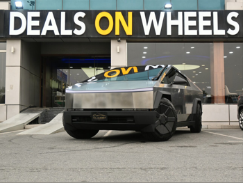 تسلا  سايبر تراك  بيست  2024  اوتوماتيك  0 كم  0 سلندر  دفع كلي مستمر  بيكب  فضي