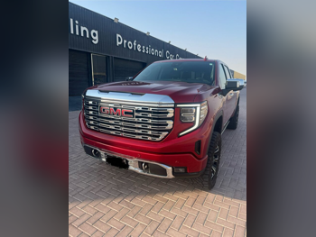 جي ام سي  سييرا  دينالي  2023  اوتوماتيك  166,000 كم  8 سلندر  دفع رباعي  بيكب  عنابي