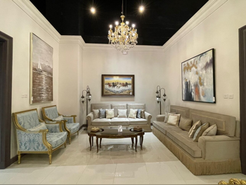 Sofas, Couches & Chairs Sofa Set  - Fabric  - With Table  and Side Tables