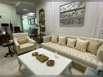 Sofas, Couches & Chairs Sofa Set  - Fabric  - Beige