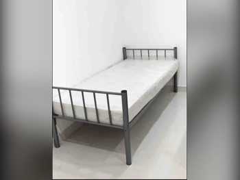 Beds - Single  - Gray  - Mattress Included