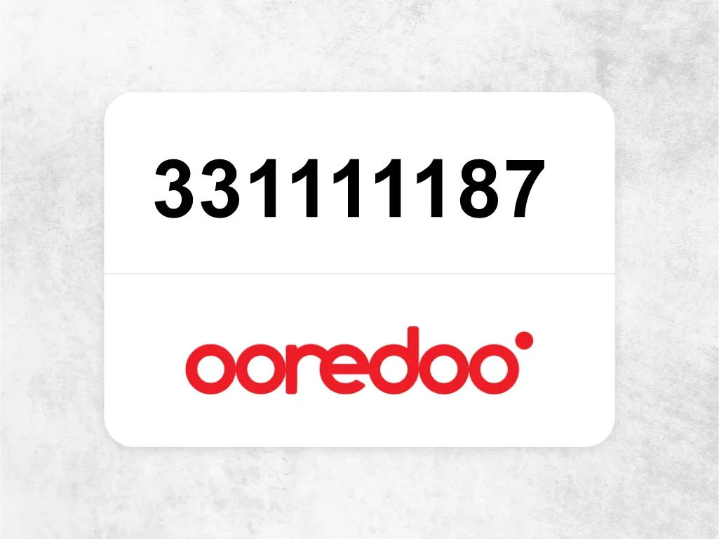 Ooredoo Mobile Phone  331111187