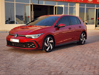 فوكس واغن  غولف  جي تي اي  2021  اوتوماتيك  30,000 كم  4 سلندر  سحب امامي  هاتشباك  أحمر