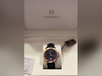 ساعات - ايغنار  - ساعات الكوارتز  - أسود  - ساعات رجالي