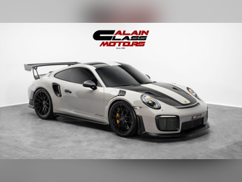 بورش  911  جي تي 2 ار اس  2018  اوتوماتيك  5,641 كم  6 سلندر  دفع خلفي  كوبيه \ سبورت  رمادي