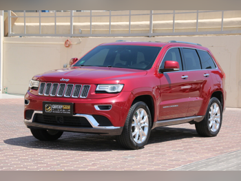 Jeep  Grand Cherokee  Summit  2015  Automatic  105,000 Km  8 Cylinder  Four Wheel Drive (4WD)  SUV  Maroon