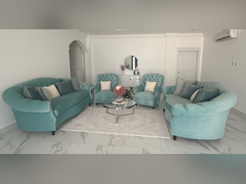 Sofas, Couches & Chairs - Velvet  - Blue