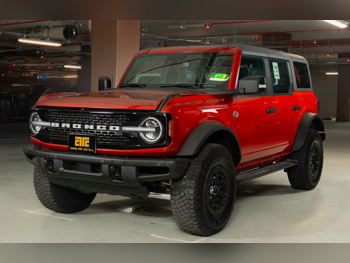 فورد  برونكو  وايلد تراك  2022  اوتوماتيك  0 كم  6 سلندر  دفع رباعي  اس يو في  أحمر  تحت الضمان